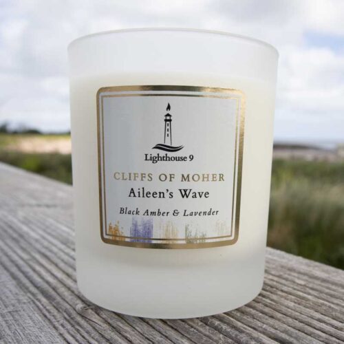 Lighthouse 9 Irish Candles | Aileen's wave